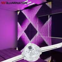 waterproof pixel yellow led module for curtain  mesh screen