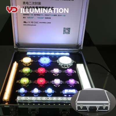 YD outdoor sample box case led lights pixel