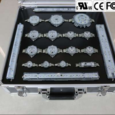 YD outdoor sample box case led lights pixel